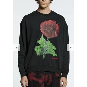 KSUBI Men’s Pixel Biggie Crewneck Sweatshirt Super Net Size Medium EUC